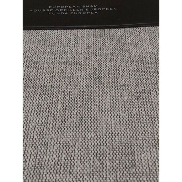 Ralph Lauren AUSTIN TEXTURE 100% Cotton GREY European Euro Pillow Sham $135 - Picture 12 of 12